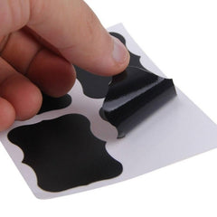 32pcs Chalkboard Blackboard Chalk Board Stickers Craft Kitchen Jar Labels