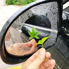 2pcs Car Rear Lens Anti Rain Film Nanocrysmic Anti Rain Patch Film