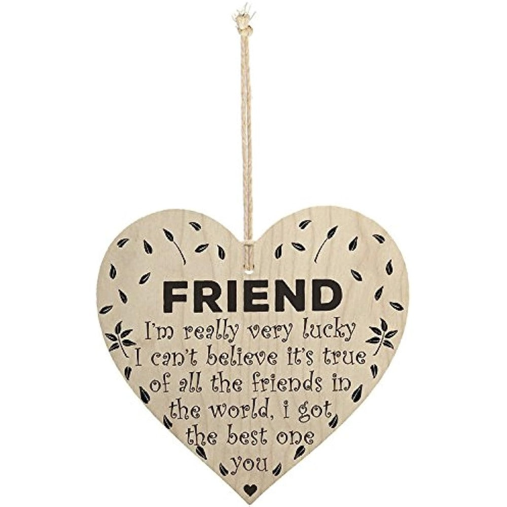 Wooden Love Door Hanging Sign - Friendship Plaque Gift
