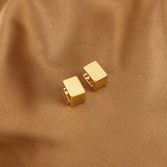 Geometric Glossy Earrings for Girls