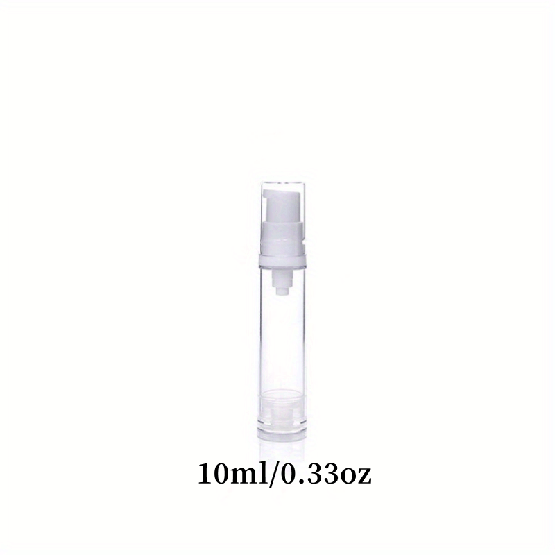 10ml Airless Pump Bottle Travel Cream Pump Bottle Vacuum Dispenser Bottle