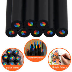Blackwood Rainbow Pen 7 Core Colorful Lead Creative DIY Graffiti