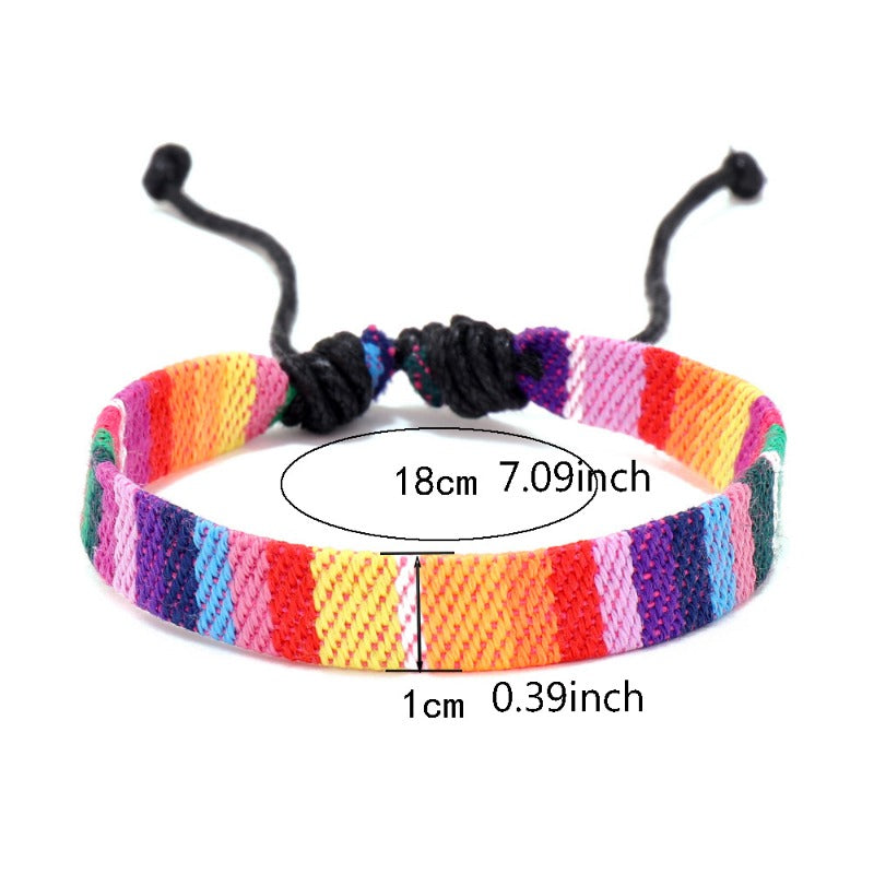 Ethnic Style Friendship Pull Rope Bracelet Bohemian Set