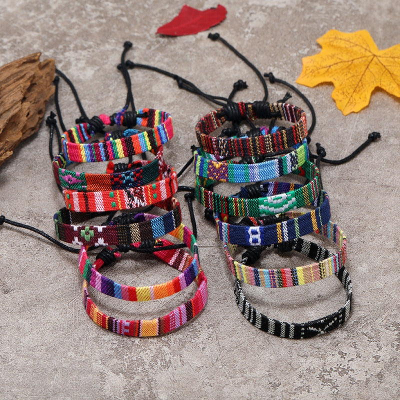 Ethnic Style Friendship Pull Rope Bracelet Bohemian Set