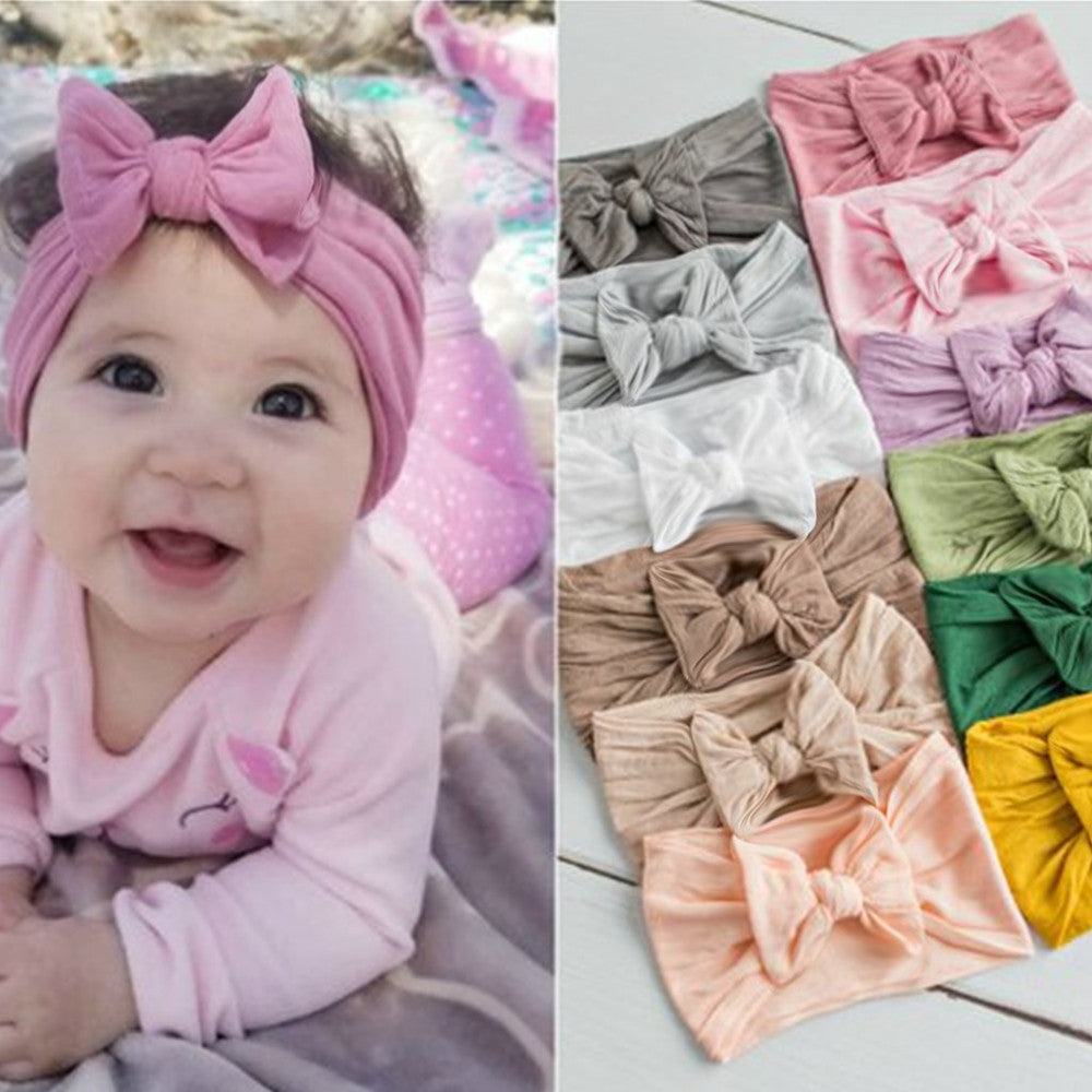 Baby Moisture Wicking Headband, Plain Design