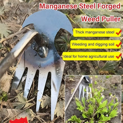Manganese Steel Weeder Tool - Easy Weed Uprooting