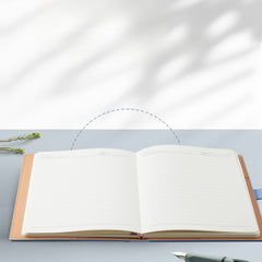 A5 Embossed Notebook for Business Office,  Meeting Records Notepad Set