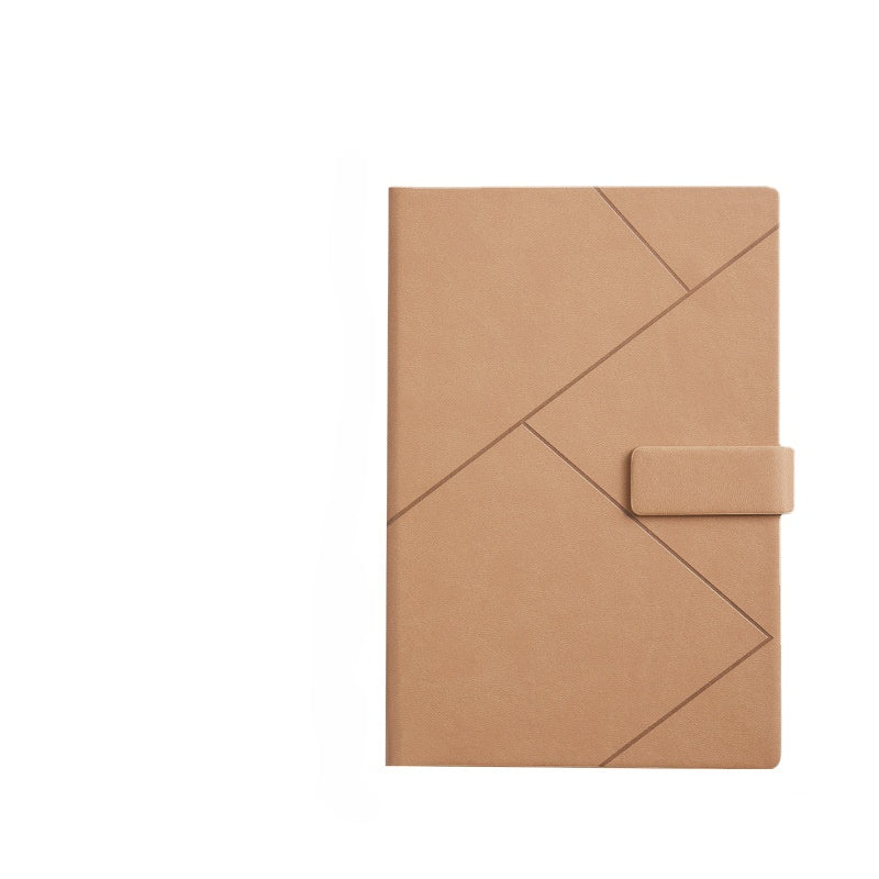 A5 Embossed Notebook for Business Office,  Meeting Records Notepad Set