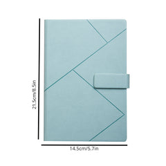 A5 Embossed Notebook for Business Office,  Meeting Records Notepad Set