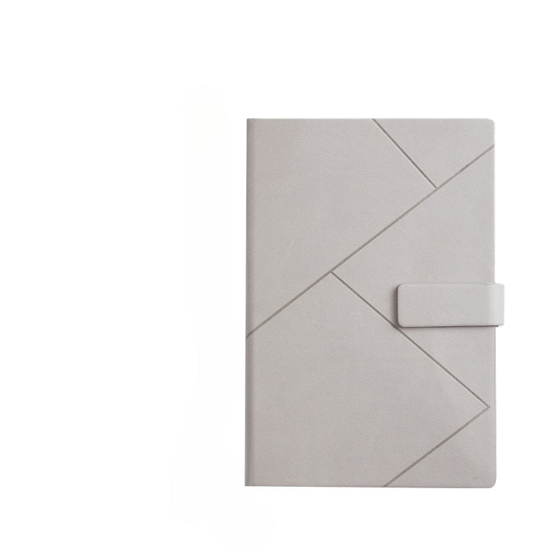 A5 Embossed Notebook for Business Office,  Meeting Records Notepad Set
