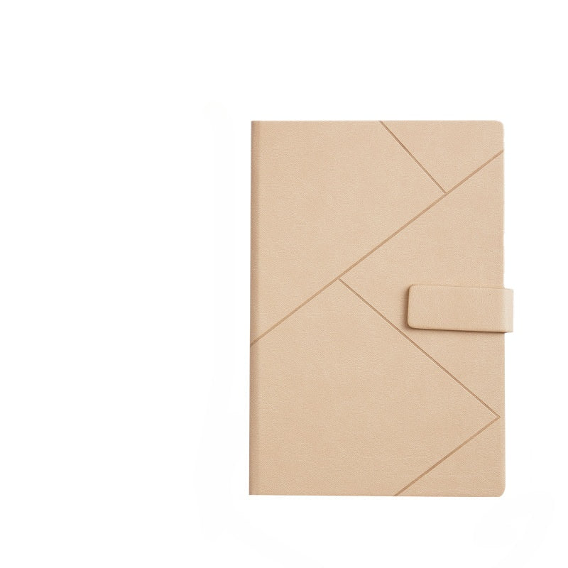 A5 Embossed Notebook for Business Office,  Meeting Records Notepad Set