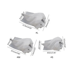 DIY Crystal Drop Glue Mold Cone Shape Spiral Pattern Candle Silicone Mold