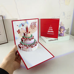 3D Pop up Birthday Light up Greeting Card