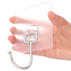 10pcs Heavy Duty Large Adhesive Hooks 16 78 KG Max Hotel Home Organization