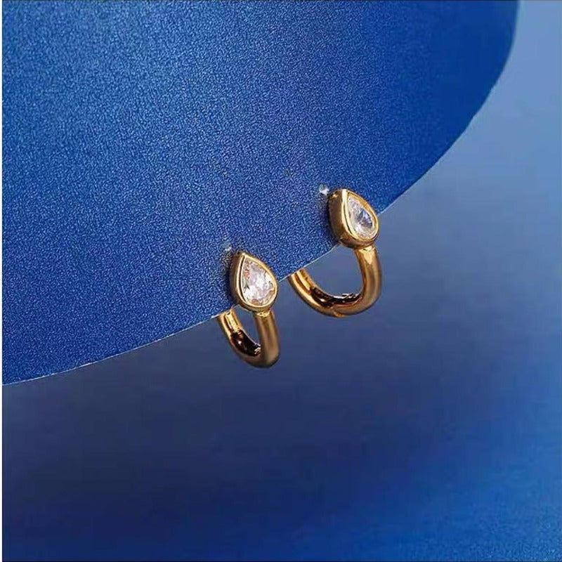 Zircon Drop Earrings for Girl's Birthday