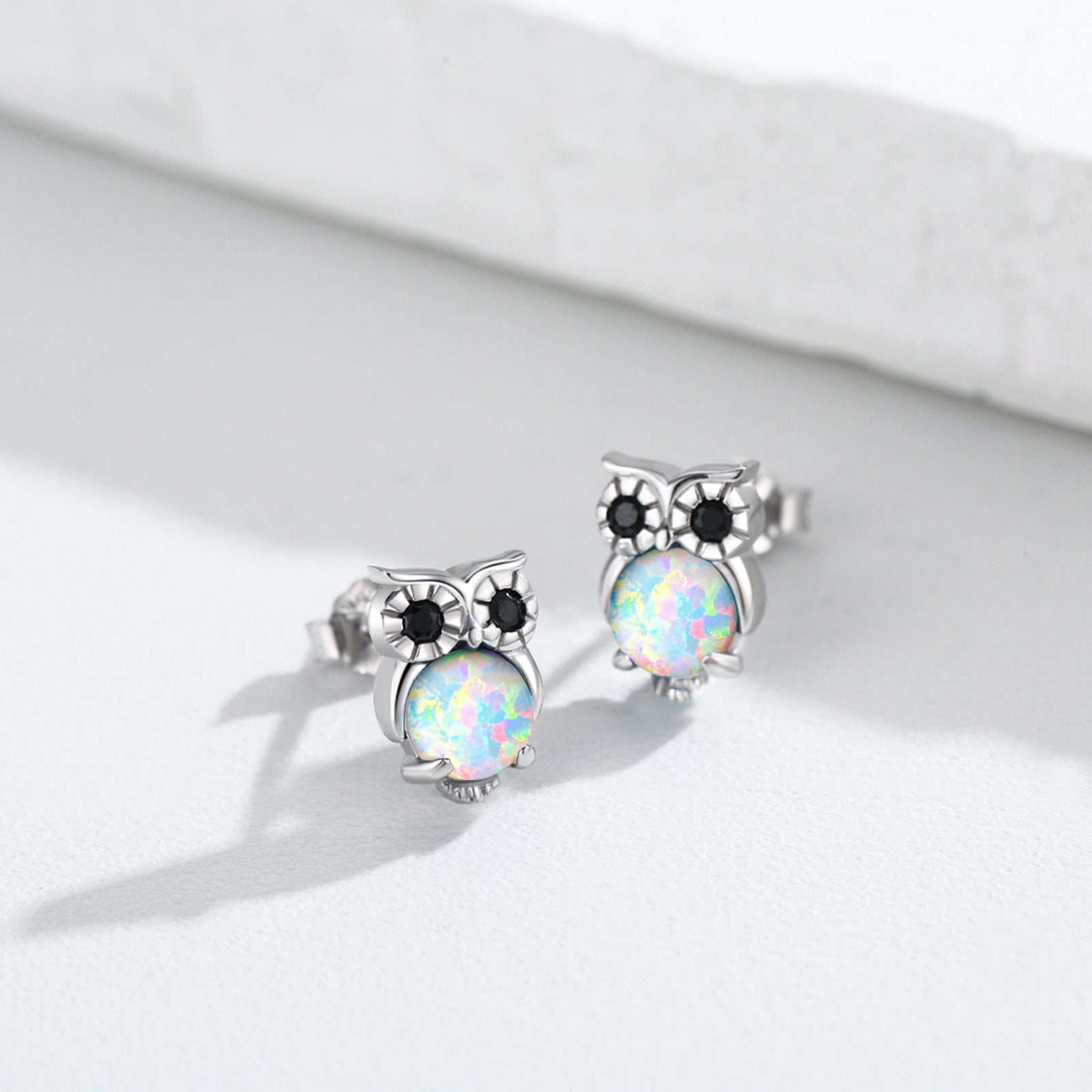 Mini Owl Stud Earrings - Birthday Christmas Gift