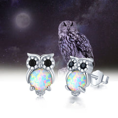 Mini Owl Stud Earrings - Birthday Christmas Gift