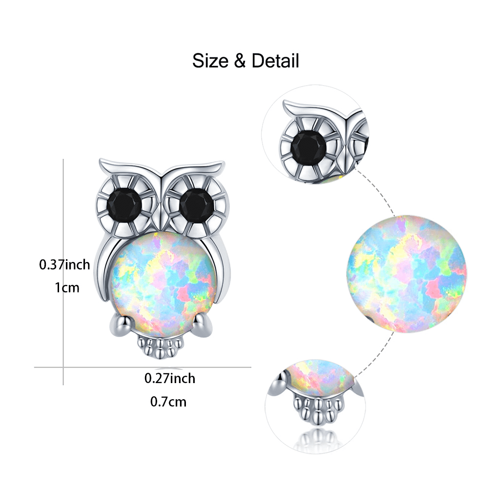 Mini Owl Stud Earrings - Birthday Christmas Gift