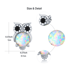 Mini Owl Stud Earrings - Birthday Christmas Gift