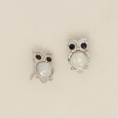 Mini Owl Stud Earrings - Birthday Christmas Gift