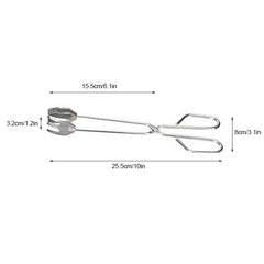 Stainless Steel Kitchen Tongs Scissors Salad Tong Kitchen Supplies