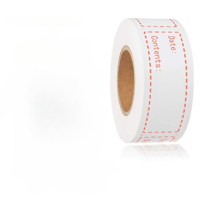 125 Sheets Removable Freezer Labels 2.54 x 7.62 cm