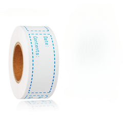 125 Sheets Removable Freezer Labels 2.54 x 7.62 cm