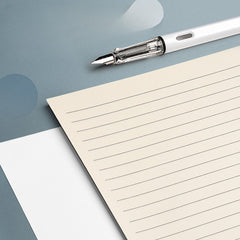 A4 Exam Study Notebook, Coil Thickening Style