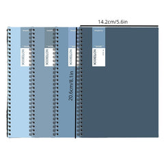 A4 Exam Study Notebook, Coil Thickening Style