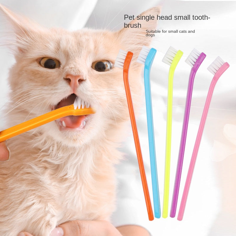 Pet Soft Toothbrush for Dogs & Cats Teeth Cleaning
