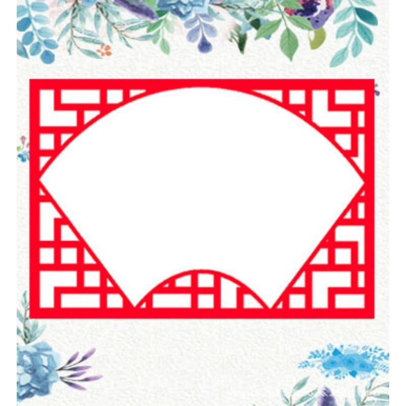 5pcs Colorful Card Paper Ancient Style Sketch Paper Chinese Anime Painting Paper
