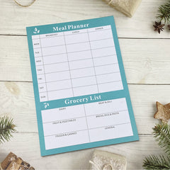1pc Daily Meal Planner Weekly Meal Notepad Grocery Shopping List Planning Book