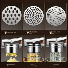 304 Stainless Steel Lemon Squeezer Manual Citrus Juicer Press