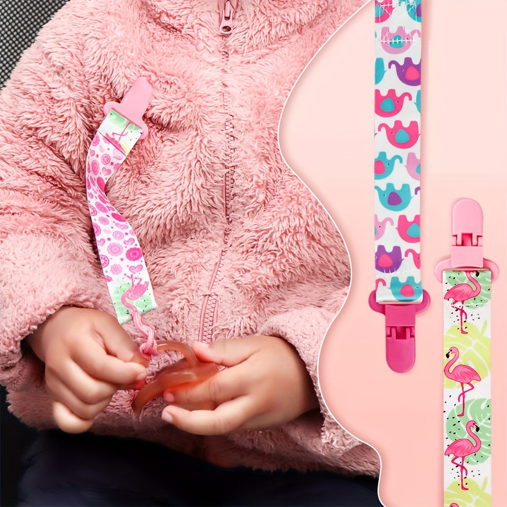 2pcs Pacifier Holder Clips for Boys and Girls - Fits Most Pacifiers