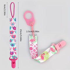 2pcs Pacifier Holder Clips for Boys and Girls - Fits Most Pacifiers