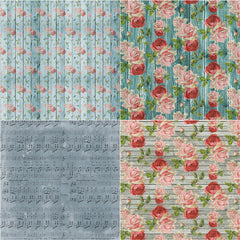 12 Sheets Large Retro Journal Decoration Paper Student Stationery Arts Crafts