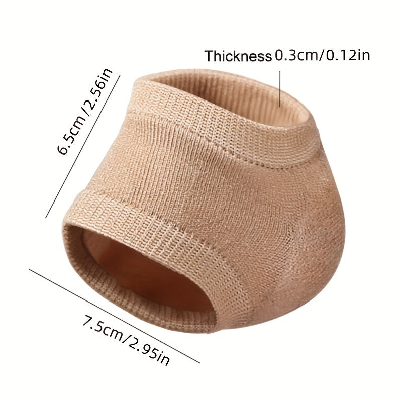 Gel Heel Protectors Silicone Heel Pads & Socks for Foot Care
