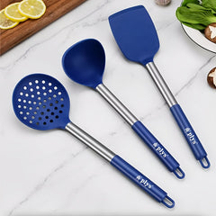 3pc Silicone Kitchen Utensils Set Non-stick Cooking Tools