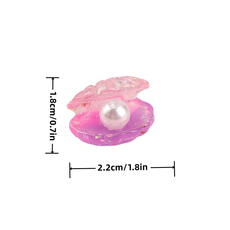 Luminous Shell Mini Fairy Tale Garden Furniture Dollhouse Ornaments