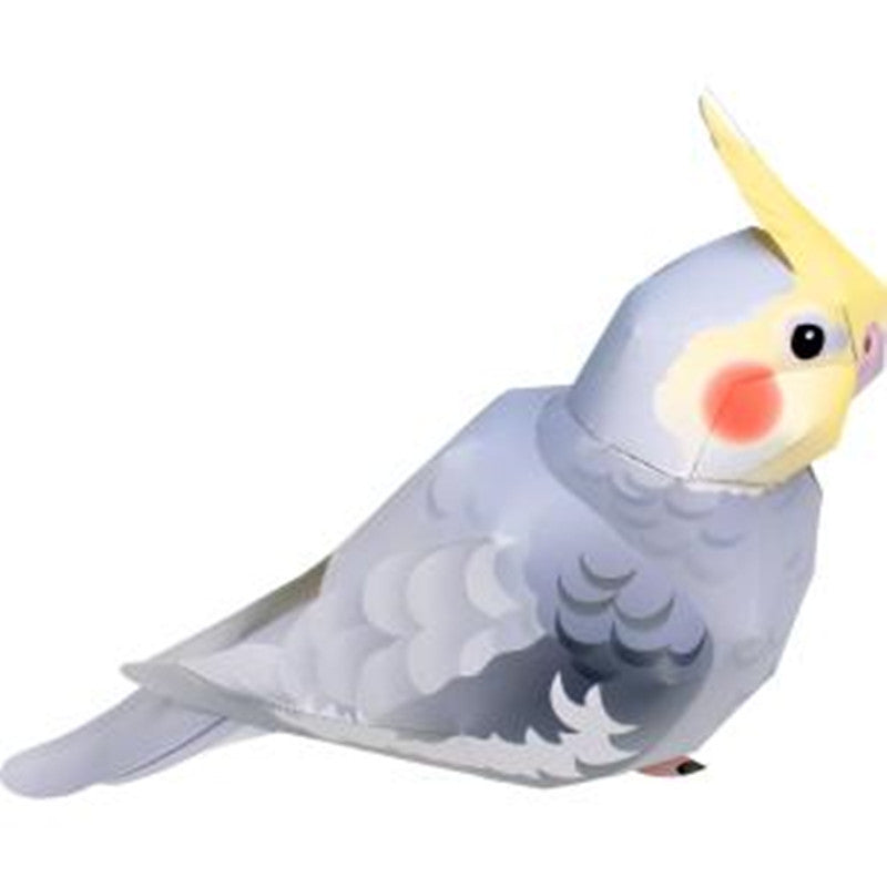 Cockatoo 3D Paper Model Ornament - Fun Building Game & Gift