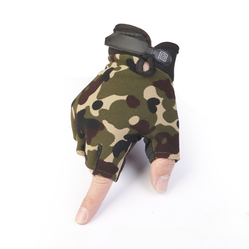 Breathable Non-slip Cycling Gloves Half Finger Outdoor Fitness Driving
