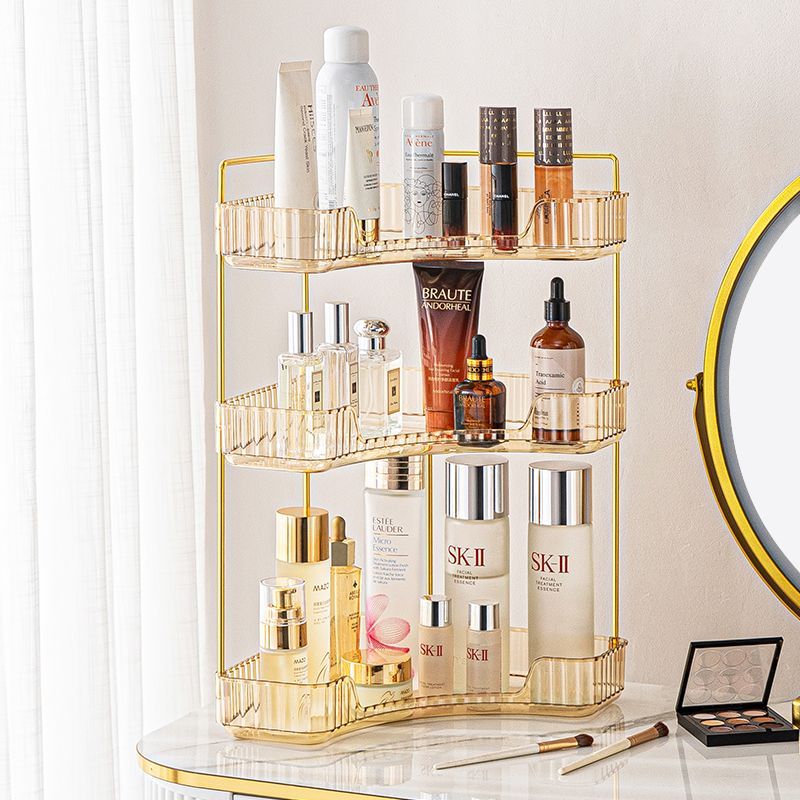 Corner Bathroom Countertop Organizer Vanity Trays for Makeup Perfume