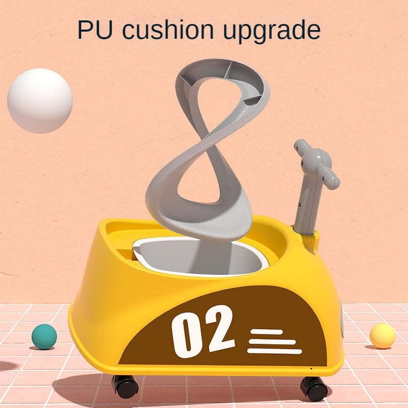 Car Shaped Kids Toilet Seat With Wheels Non slip Base Potty Training Seat