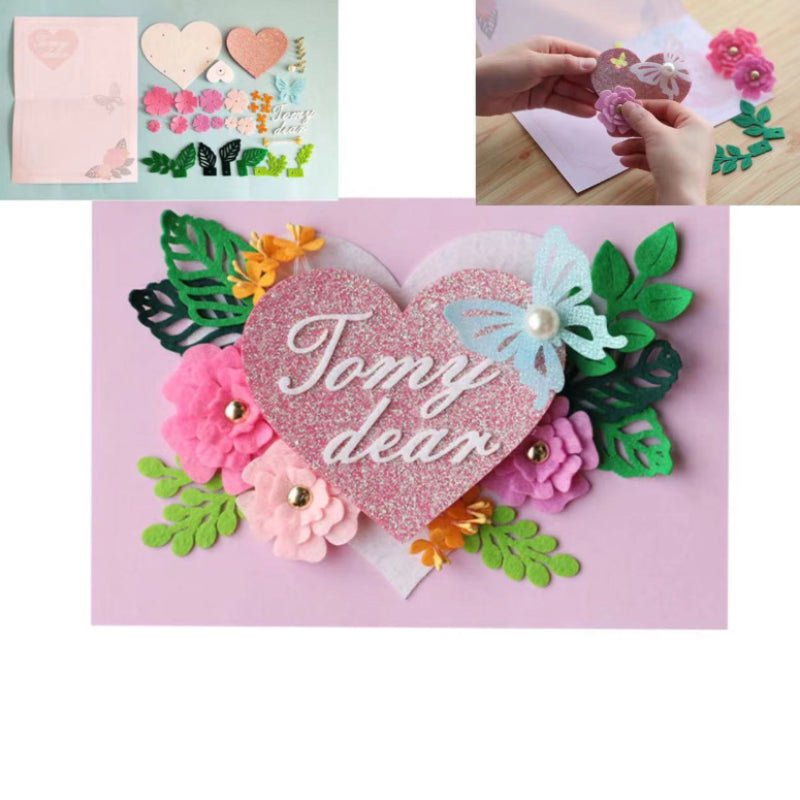 Mother & Child Thank You Card, Holiday & Thanksgiving Greeting DIY Card