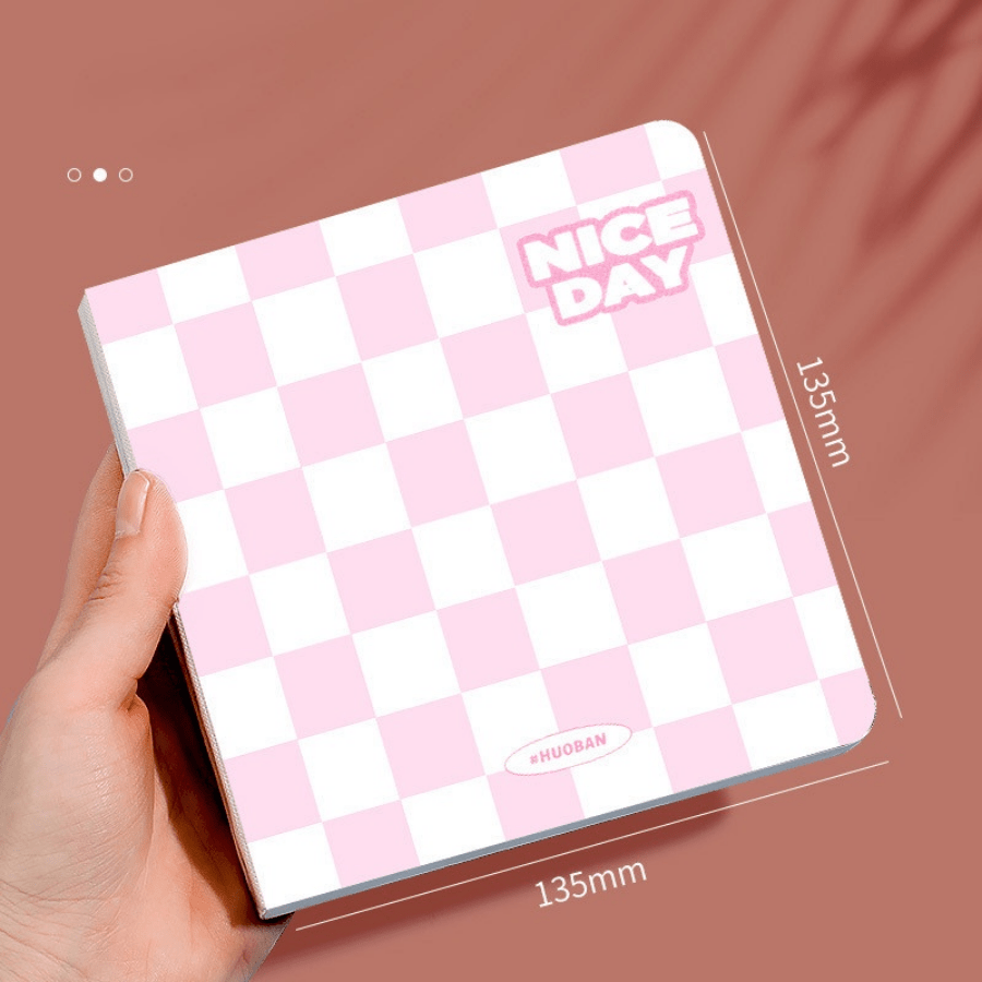 200 Pages Colorful Plaid Notebook Grid Pages Daily JournalAgenda Planner