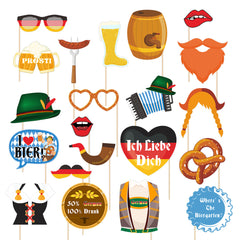 21pcs Oktoberfest Party Decoration Photography Props