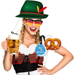 21pcs Oktoberfest Party Decoration Photography Props