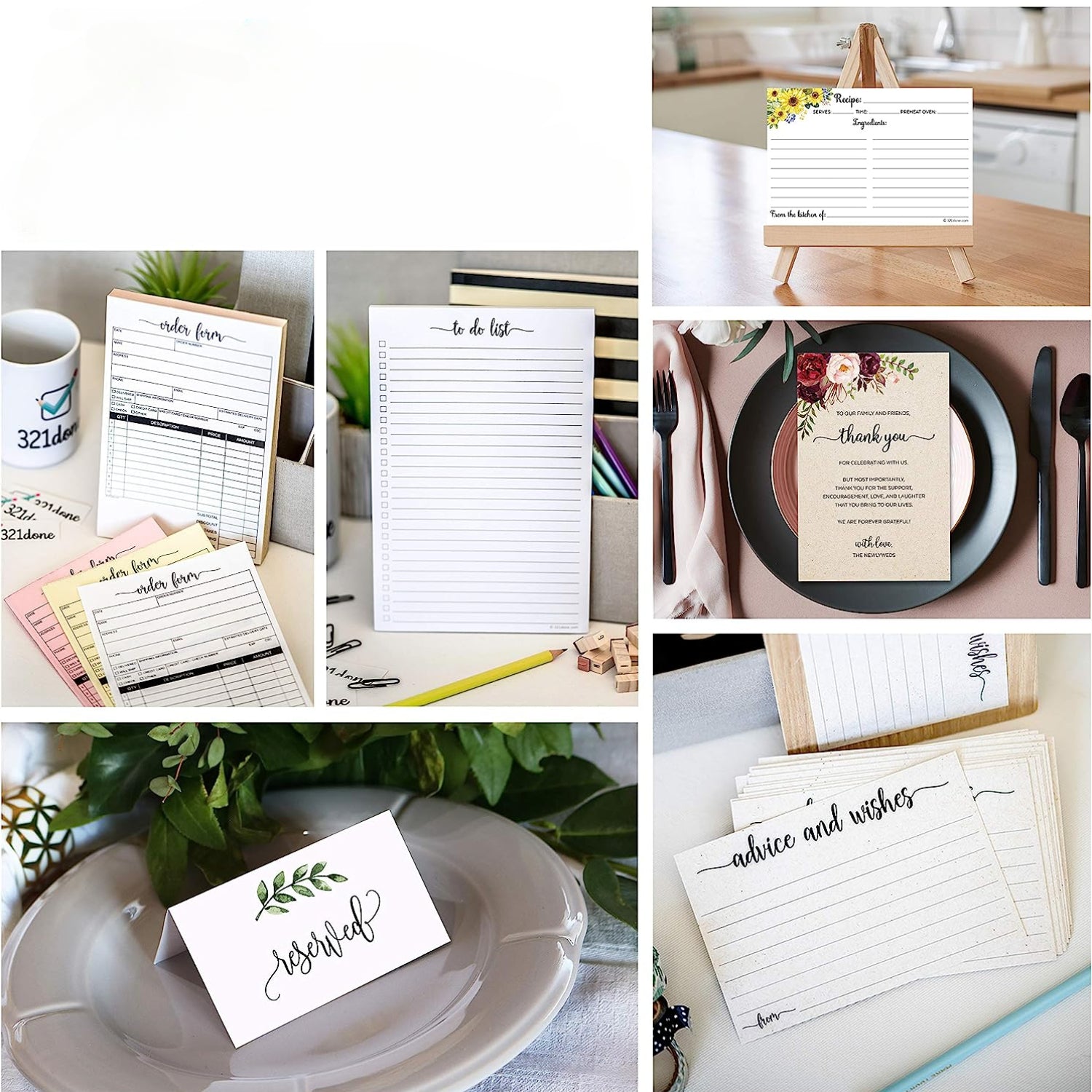 2 pack Thank You Receipt Book 50sets