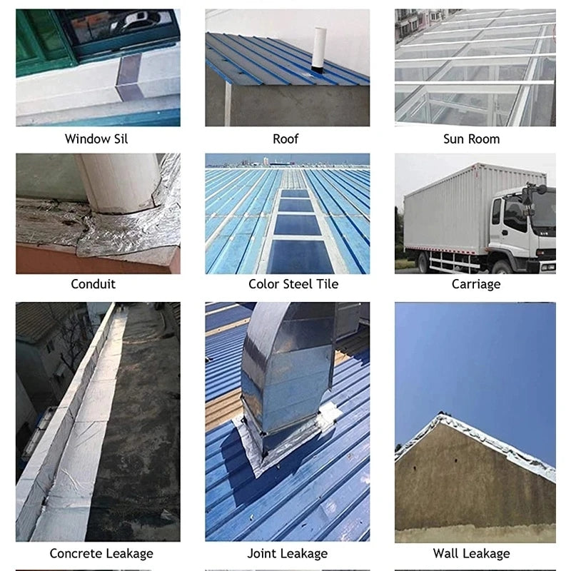Waterproof Self Adhesive Butyl Sealing Tape Roof Repair