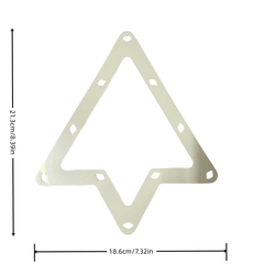 144pcs Billiard Swing Ball Film Triangle Magic Rack Accessories